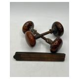 Stanley Folding Ruler and Door Knobs