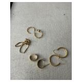 Gold-Tone Hoop Earrings