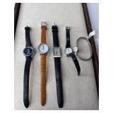 Five Wristwatches, Various Brands