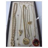 Costume Jewelry Set With BPOE Medallions