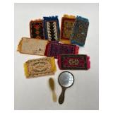 Miniature Rugs and Brush Set