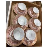 Limoges J. Seignolles Cups and Saucers