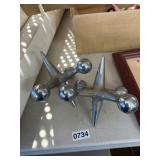 Metal Atomic-Style Sculptures