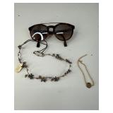 Lacoste Sunglasses With Jewelry Accessories