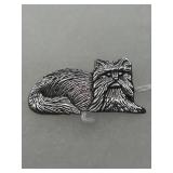 Sterling Silver Cat Brooch/Pin
