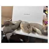 3 Vintage Duck Decoys