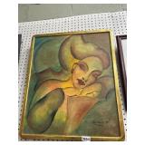 Framed Painting Signed 