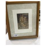 St. George Fine Silver and Gold Plaque