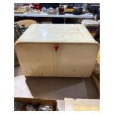 Metal Bread Box with Drop-Down Door