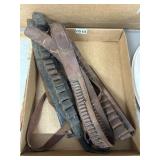 Leather Ammunition Bandoliers With Rounds