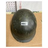 Military-Style Steel Helmet with Liner