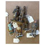 Painted Metal Figurines