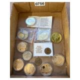 Boxed Lot of Commemorative Coins
