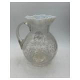 Northwood Daisy & Fern Opalescent Pitcher