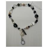 Custom-Made Beaded Statement Necklace