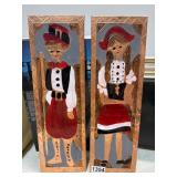 Copper Plaques with Folk Art