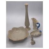 Lenox Ceramic Lot: Vase, Bowls, Dolphin