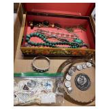 Jewelry Lot With Box and Accessories