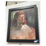 Framed 21x25" Portrait Painting