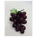 9-Inch Glass Grape Cluster Decoration