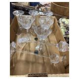 Kosta Boda candle stick Glassware Set