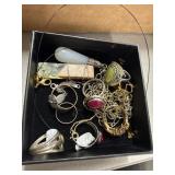 One Sterling Silver Ring and Miscellaneous Jewelry