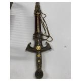 Decorative Sword With Ornate Handle