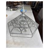 24-Inch Geometric Glass Light Fixture