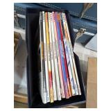 Vintage Playboy Magazines in Holder