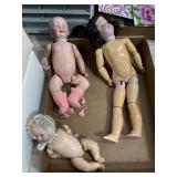 3 Vintage Dolls