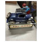 Cast Iron Full Service Bank with Mechanic
