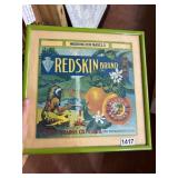 Framed 14x12 Redskins Brand Citrus Print