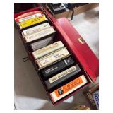 8 Track Tapes in Carry Case