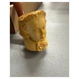Carved Meerschaum Pipe With Figurehead Bust