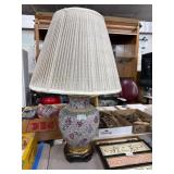 Decorative Table Lamp With Pleated Shade