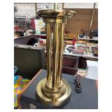 Brass Lamp With Columnar Design
