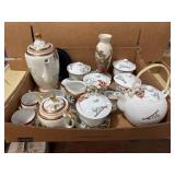 Vintage Japanese Porcelain Tea Set