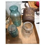 Jars and Tin Container