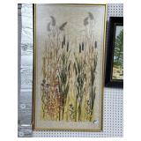 MCM Embroidery Artwork, Reeds in Marsh