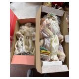 Vintage Christmas Santa Figures in Boxes