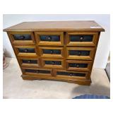 Large Wooden Jewelry Case, 20 Inches Wide
