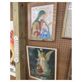 Framed Religious Artwork, Set of Two
