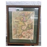 Framed Print of 1375 Catalan Atlas