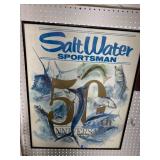 1980s Salt Water Sportsman 50th Poster