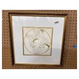 Framed 18x18 Artwork by Rodo Boulanger