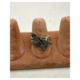 Carolyn Pollack .925 MOP Dragonfly Ring
