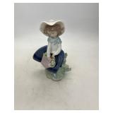 Lladro Figurine of Girl with Basket