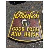 Plastic Sign Reading 