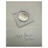 1927 Peace Silver Dollar Coin