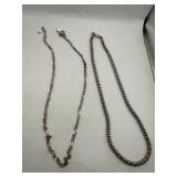 Two Sterling Silver Chains